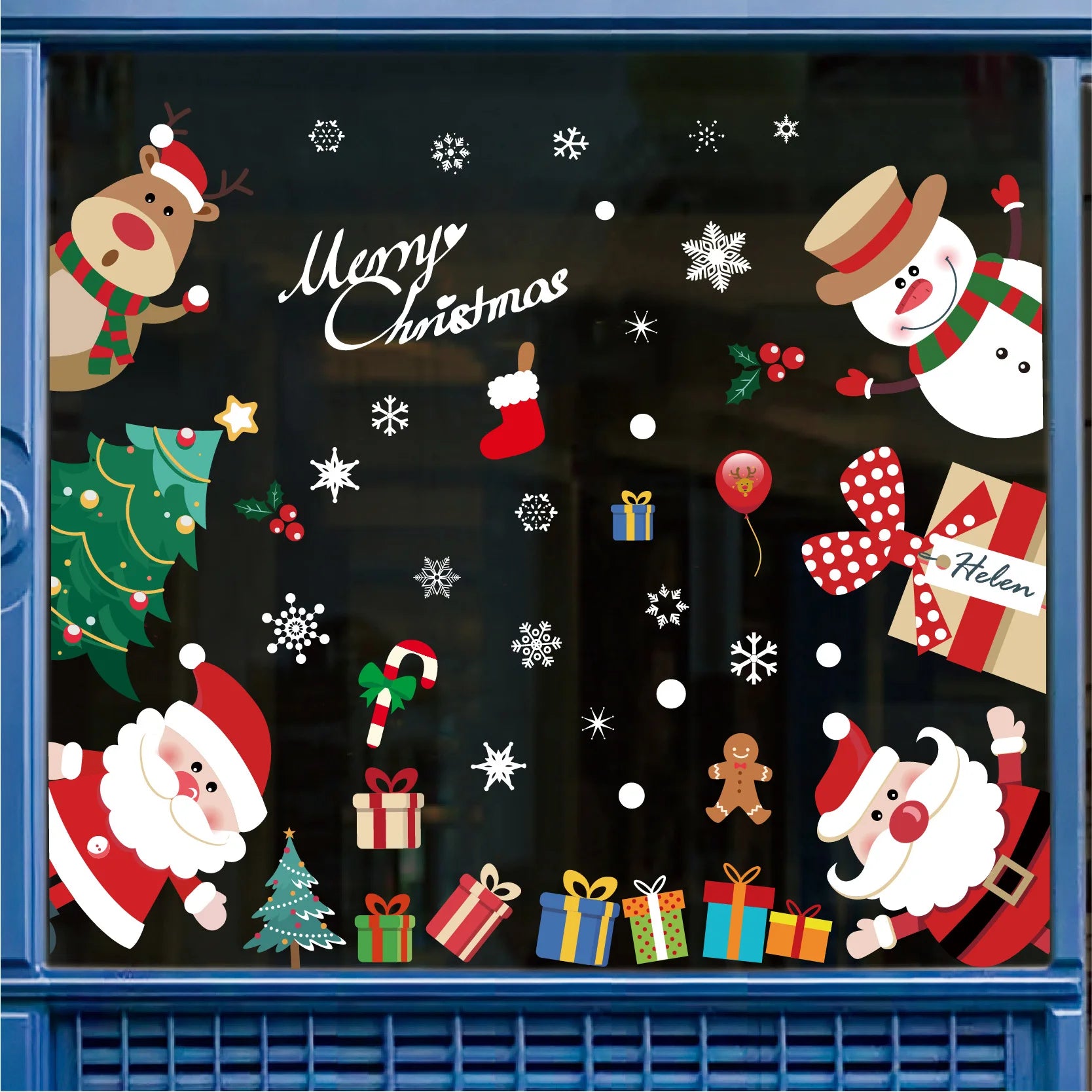 Christmas Snowflake Window Stickers