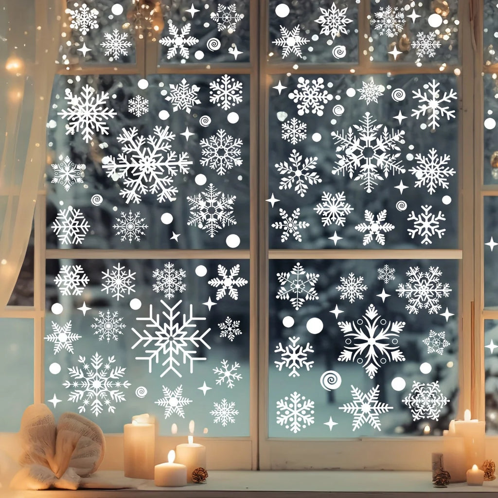 Christmas Snowflake Window Stickers