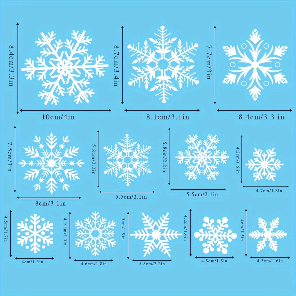 Christmas Snowflake Window Stickers