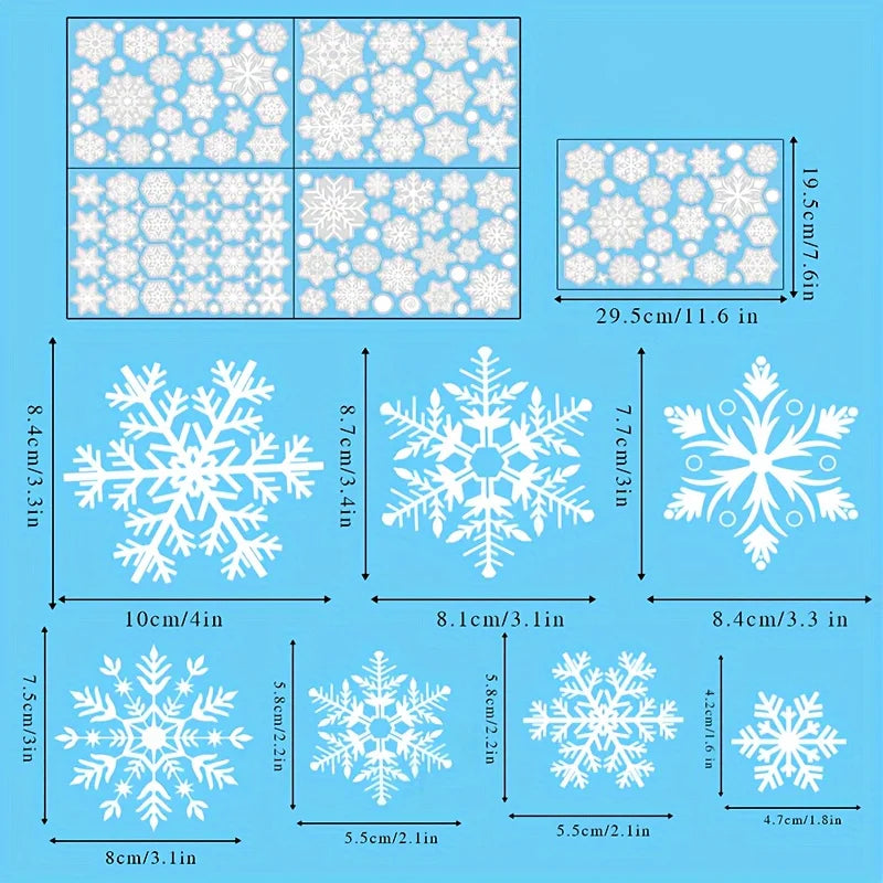 Christmas Snowflake Window Stickers